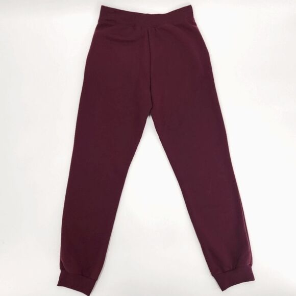The Children's Place Uniform Fleece Jogger Pants Girl's Size 16 Burgundy Red - Picture 4 of 10